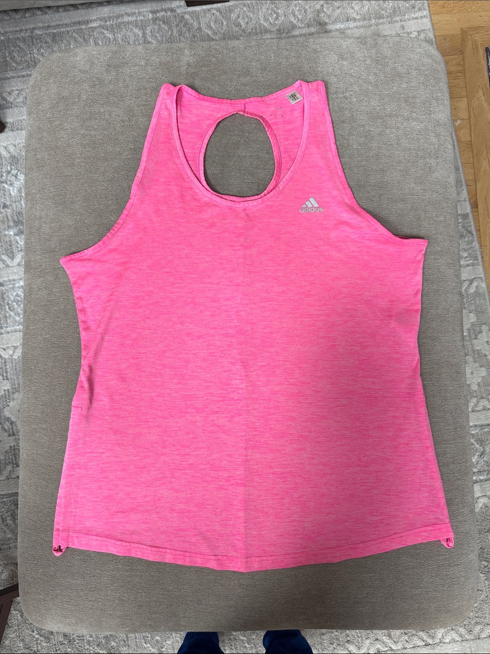 adidas Hot Pink Racerback Performance Tank